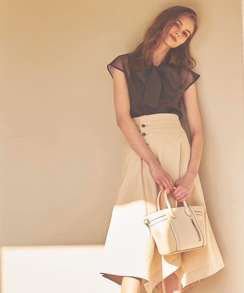 NOELA（ノエラ）の「イレヘムフレアスカート（スカート・レディース・ダークインディゴブルー/ブルー/オフホワイト・M/S）」の2枚目の写真