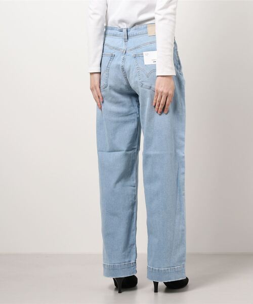 EDWIN(エドウィン)の「essentials ワイドバギーデニムパンツ(デニムパンツ・レディース・ブルー/ライトインディゴブルー/ホワイト/ブラック系その他・SMALL/LARGE/MEDIUM/X-SMALL)」の6枚目の写真