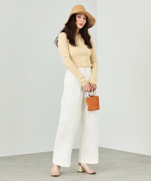 EDWIN(エドウィン)の「essentials ワイドバギーデニムパンツ(デニムパンツ・レディース・ブルー/ライトインディゴブルー/ホワイト/ブラック系その他・SMALL/LARGE/MEDIUM/X-SMALL)」の16枚目の写真