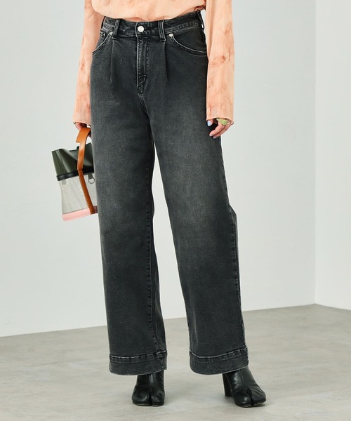 EDWIN(エドウィン)の「essentials ワイドバギーデニムパンツ(デニムパンツ・レディース・ブルー/ライトインディゴブルー/ホワイト/ブラック系その他・SMALL/LARGE/MEDIUM/X-SMALL)」の19枚目の写真