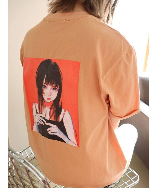 Murua 古塔つみ ロングヘアガールtシャツ Murua 古塔つみ ロングヘアガールtシャツ