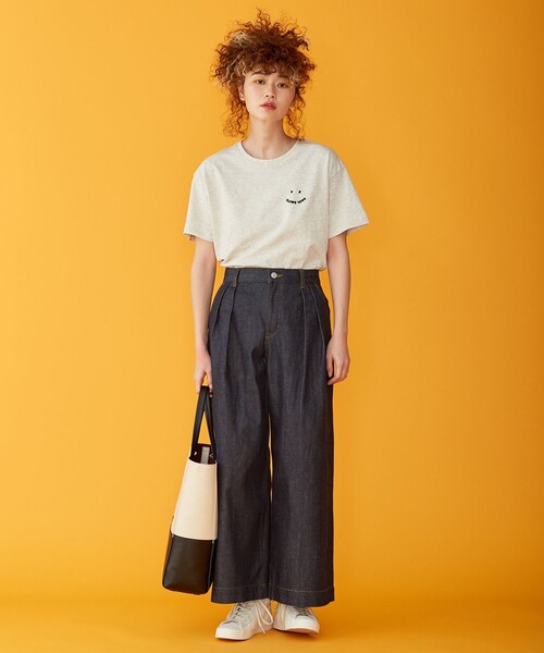 抜群 洗える インディゴ デニム ワイドパンツ デニムパンツ Paul Smith ポールスミス のファッション 在庫限 Arenatheatre Net