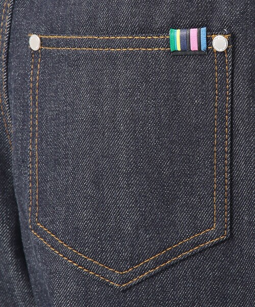 抜群 洗える インディゴ デニム ワイドパンツ デニムパンツ Paul Smith ポールスミス のファッション 在庫限 Arenatheatre Net