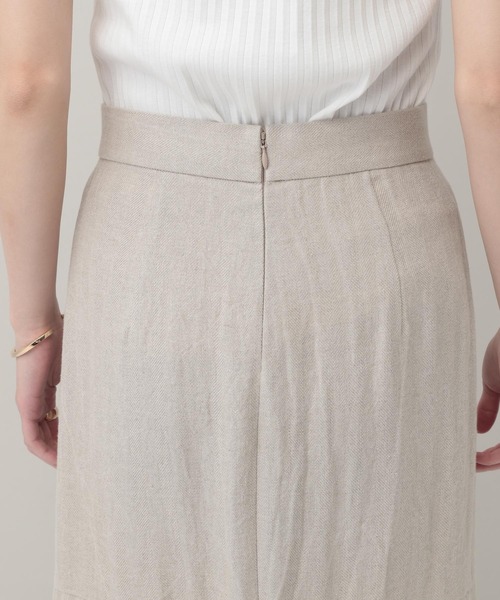 最終値下げ★カレンソロジー★リネンフレアスカート　ブラック Curensology（カレンソロジー）の「Curensology(カレンソロジー