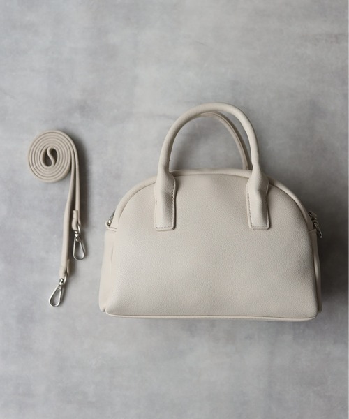 each（イーチ）の「2wayミニボストンバック（ボストンバッグ・レディース・ブラック/ベージュ/アイボリー・FREE）」の9枚目の写真