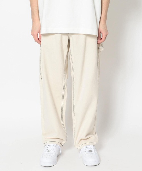 DANKE SCHON（ダンケシェーン）の「DankeSchon/ダンケシェーン/ステッチペインターパンツ（デニムパンツ・メンズ・ホワイト/ブラック/ベージュ/カーキ・LARGE/MEDIUM）」の16枚目の写真