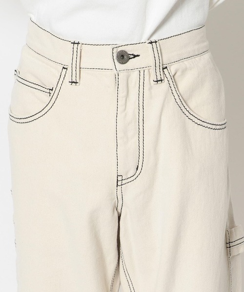 DANKE SCHON（ダンケシェーン）の「DankeSchon/ダンケシェーン/ステッチペインターパンツ（デニムパンツ・メンズ・ホワイト/ブラック/ベージュ/カーキ・LARGE/MEDIUM）」の19枚目の写真