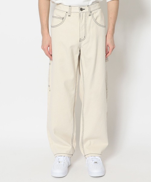 DANKE SCHON（ダンケシェーン）の「DankeSchon/ダンケシェーン/ステッチペインターパンツ（デニムパンツ・メンズ・ホワイト/ブラック/ベージュ/カーキ・LARGE/MEDIUM）」の13枚目の写真