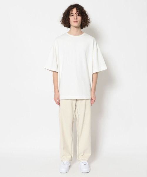 DANKE SCHON（ダンケシェーン）の「DankeSchon/ダンケシェーン/ステッチペインターパンツ（デニムパンツ・メンズ・ホワイト/ブラック/ベージュ/カーキ・LARGE/MEDIUM）」の7枚目の写真