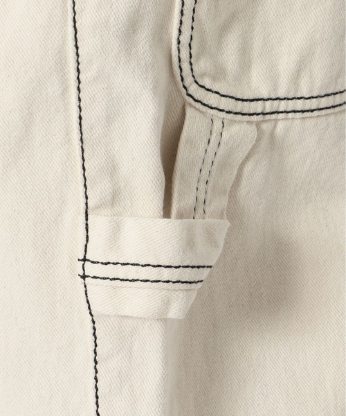 DANKE SCHON（ダンケシェーン）の「DankeSchon/ダンケシェーン/ステッチペインターパンツ（デニムパンツ・メンズ・ホワイト/ブラック/ベージュ/カーキ・LARGE/MEDIUM）」の5枚目の写真