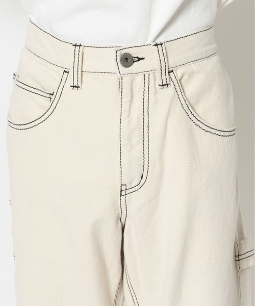 DANKE SCHON（ダンケシェーン）の「DankeSchon/ダンケシェーン/ステッチペインターパンツ（デニムパンツ・メンズ・ホワイト/ブラック/ベージュ/カーキ・LARGE/MEDIUM）」の11枚目の写真