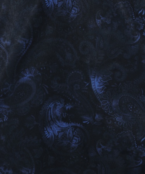 HARE（ハレ）の「【WEB限定ブルー】ダークペイズリーシャツ(HARE)（シャツ/ブラウス・メンズ・ブラック/パープル/レッド/ブルー・SMALL/MEDIUM）」の11枚目の写真