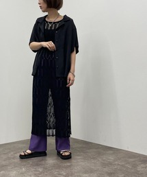 透かし編みニットノースリワンピース【ZOZOTOWN限定アイテム】