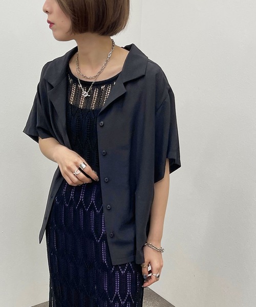 apres jour mignon(アプレジュールミニョン)の「透かし編みニットノースリワンピース【ZOZOTOWN限定アイテム】(ワンピース・レディース・マスタード/グリーン/ブラック/アイボリー・X-LARGE/フリー)」の16枚目の写真