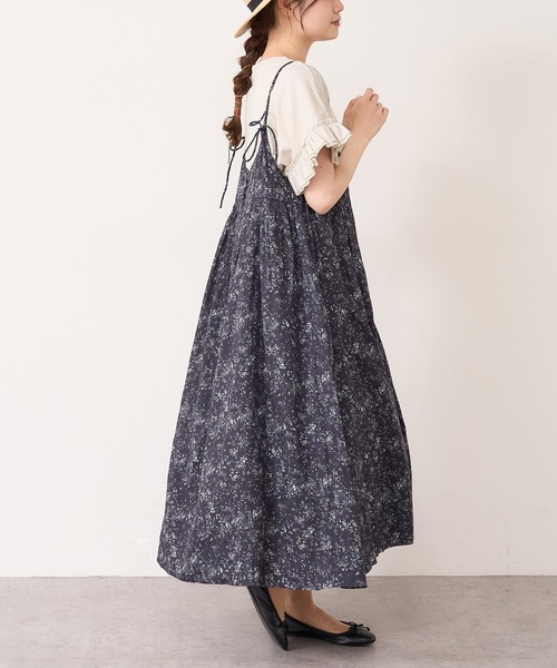 PUAL CE CIN（ピュアルセシン）の「【WEB限定・Du noir】機能素材袖フリルT（Tシャツ/カットソー・レディース・オフホワイト/ブルー系その他/グレイッシュベージュ/ブラック・FREE）」の14枚目の写真