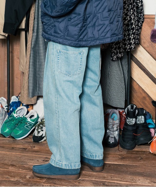 NEONSIGN（ネオンサイン）の「NEONSIGN ネオンサイン / BADBOY DENIM SLACKS（USED）バッドボーイデニムスラックス（セットアップ） / N1564（デニムパンツ・メンズ・インディゴブルー・44/46/48）」の3枚目の写真