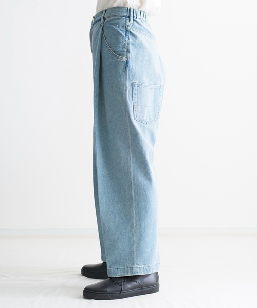 NEONSIGN（ネオンサイン）の「NEONSIGN ネオンサイン / BADBOY DENIM SLACKS（USED）バッドボーイデニムスラックス（セットアップ） / N1564（デニムパンツ・メンズ・インディゴブルー・44/46/48）」の11枚目の写真