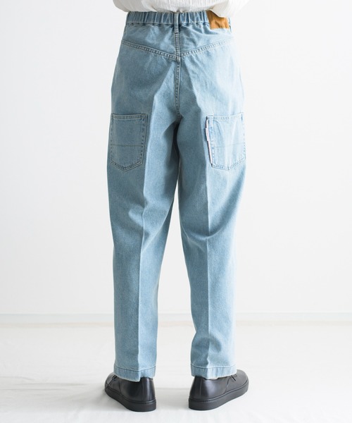 NEONSIGN（ネオンサイン）の「NEONSIGN ネオンサイン / BADBOY DENIM SLACKS（USED）バッドボーイデニムスラックス（セットアップ） / N1564（デニムパンツ・メンズ・インディゴブルー・44/46/48）」の12枚目の写真