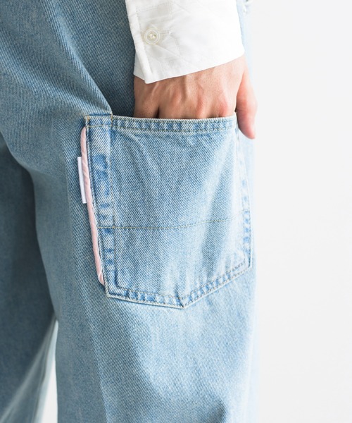 NEONSIGN（ネオンサイン）の「NEONSIGN ネオンサイン / BADBOY DENIM SLACKS（USED）バッドボーイデニムスラックス（セットアップ） / N1564（デニムパンツ・メンズ・インディゴブルー・44/46/48）」の13枚目の写真