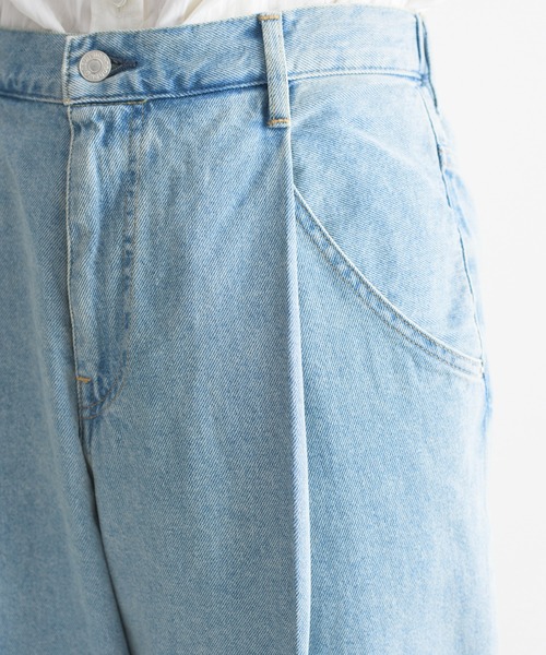 NEONSIGN（ネオンサイン）の「NEONSIGN ネオンサイン / BADBOY DENIM SLACKS（USED）バッドボーイデニムスラックス（セットアップ） / N1564（デニムパンツ・メンズ・インディゴブルー・44/46/48）」の17枚目の写真