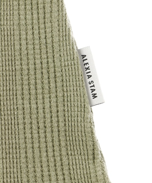 ALEXIA STAM（アリシアスタン）の「One Shoulder Bodysuit/ワンショルダーボディースーツ（タンクトップ・レディース・ブラック/グレー/カーキ/ピンク系・S/M）」の17枚目の写真