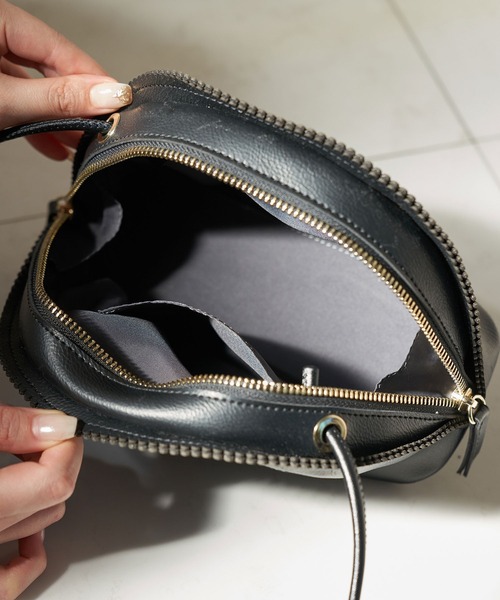 ROPE' PICNIC（ロペピクニック）の「スカラップラウンドミニショルダーバッグ（ショルダーバッグ・レディース・ブラック/ラベンダー・FREE）」の11枚目の写真