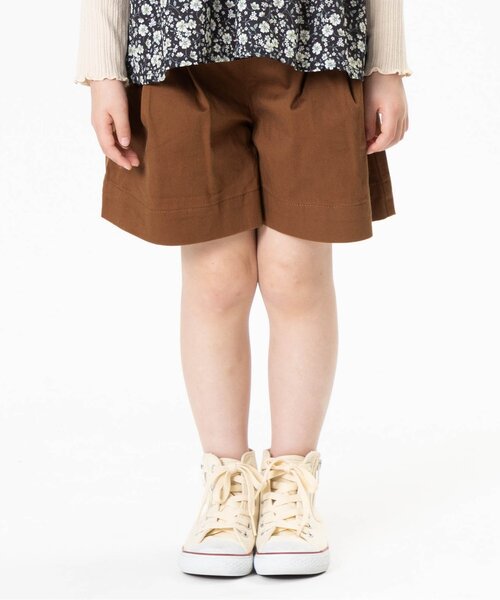 Seraph(セラフ)の「キュロットハーフパンツ ショート丈(その他パンツ・キッズ・ブラウン/インディゴブルー/エンジ・80/90/95/100/110/120/130/140)」の2枚目の写真