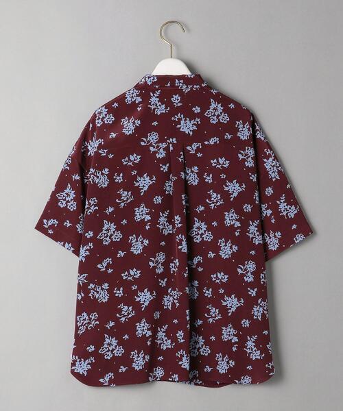 BEAUTY&YOUTH UNITED ARROWS(ビューティーアンドユースユナイテッドアローズ)の「BY フラワープリント5分袖シャツ -ウォッシャブル-◆(シャツ/ブラウス・レディース・ブラック/ワインレッド・FREE)」の11枚目の写真