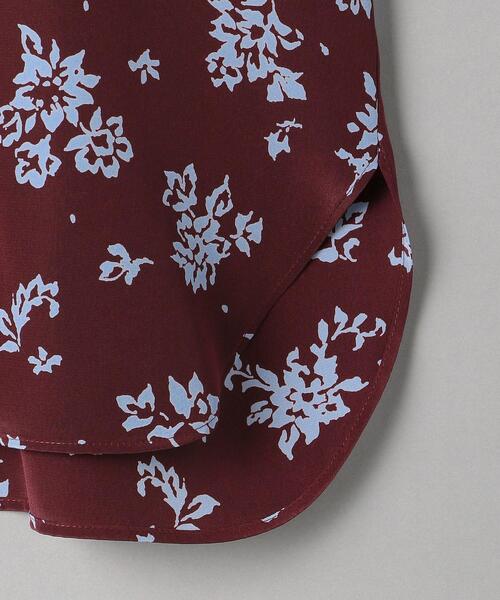 BEAUTY&YOUTH UNITED ARROWS(ビューティーアンドユースユナイテッドアローズ)の「BY フラワープリント5分袖シャツ -ウォッシャブル-◆(シャツ/ブラウス・レディース・ブラック/ワインレッド・FREE)」の14枚目の写真