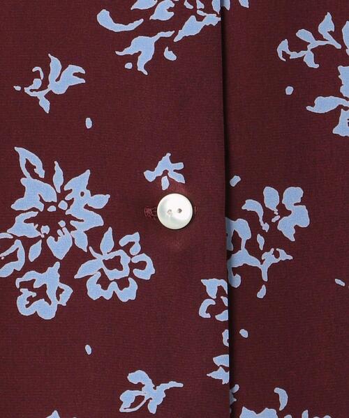 BEAUTY&YOUTH UNITED ARROWS(ビューティーアンドユースユナイテッドアローズ)の「BY フラワープリント5分袖シャツ -ウォッシャブル-◆(シャツ/ブラウス・レディース・ブラック/ワインレッド・FREE)」の15枚目の写真