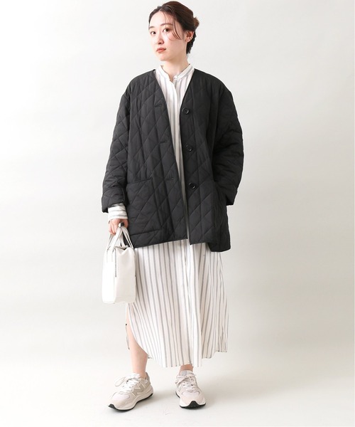 IENA（イエナ）の「キルティング ショートコート◆（その他アウター・レディース・ブラック/カーキ/ナチュラル・38/36）」の16枚目の写真