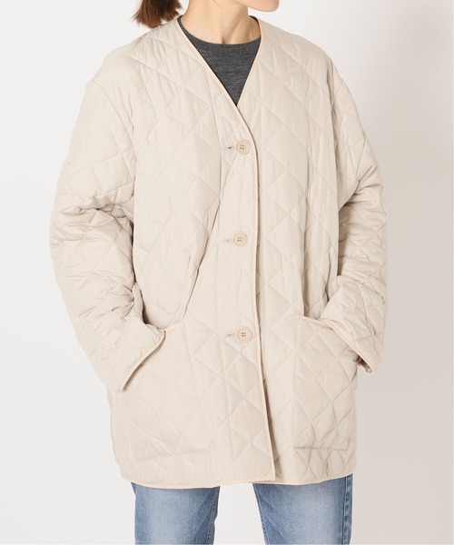 IENA（イエナ）の「キルティング ショートコート◆（その他アウター・レディース・ブラック/カーキ/ナチュラル・38/36）」の6枚目の写真