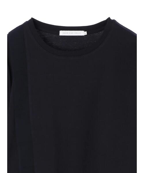 AMERICAN HOLIC(アメリカンホリック)の「ショルダーフリルカットプルオーバー(Tシャツ/カットソー・レディース・ネイビー/オフホワイト・L/M)」の19枚目の写真
