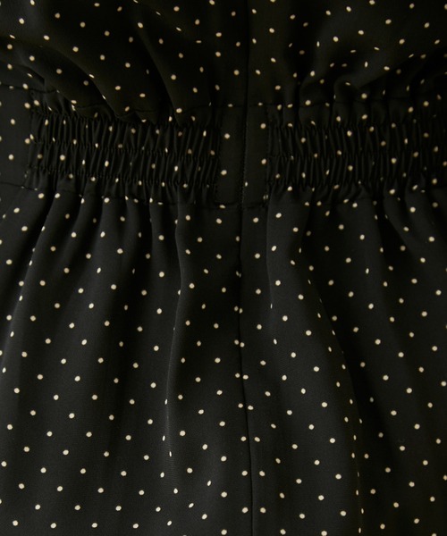 MADEMOISELLE ROPE'（マドモアゼル ロペ）の「【選べる3柄】パフスリーブマーメイドラインワンピース（ワンピース・レディース・ブラック/ミント/ピンク系その他2・38）」の19枚目の写真