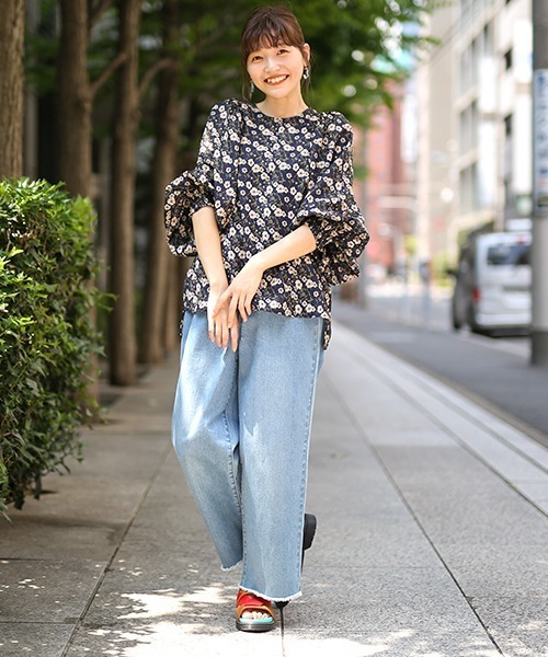 チチカカ(チチカカ)の「マトンギャザーブラウス(シャツ/ブラウス・レディース・ブラック/ベージュ/ネイビー/グリーン・FREE)」の16枚目の写真