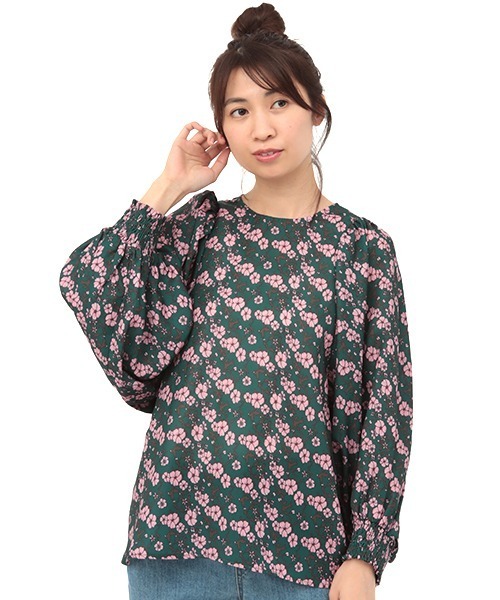 チチカカ(チチカカ)の「マトンギャザーブラウス(シャツ/ブラウス・レディース・ブラック/ベージュ/ネイビー/グリーン・FREE)」の20枚目の写真