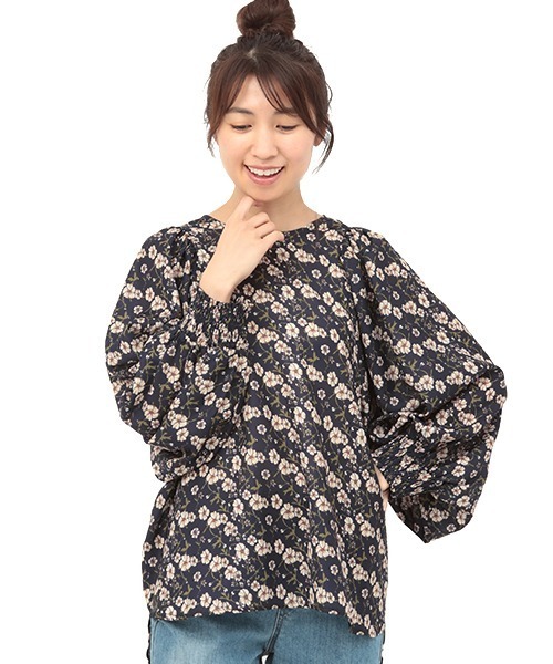 チチカカ(チチカカ)の「マトンギャザーブラウス(シャツ/ブラウス・レディース・ブラック/ベージュ/ネイビー/グリーン・FREE)」の21枚目の写真