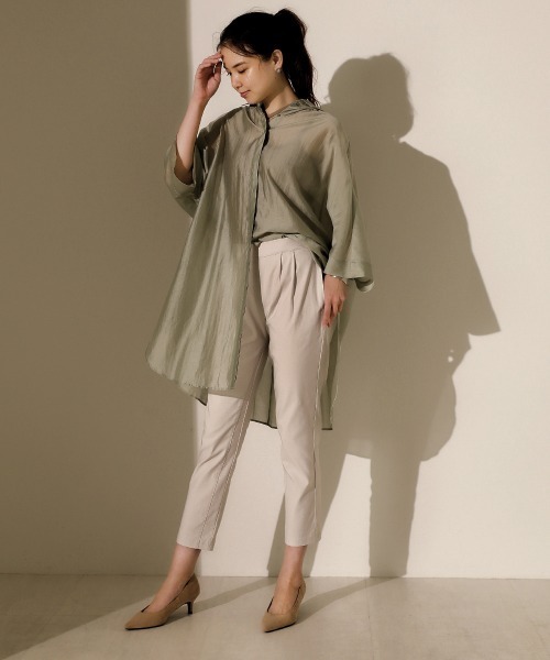 Bou Jeloud（ブージュルード）の「ＨＡＫＩＹＡＳＥバック切替スタイルパンツ（その他パンツ・レディース・ブラック/グリーン/グレー系その他/キャメル・40/38/42/36/34）」の6枚目の写真