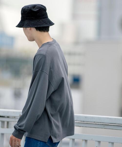 coen（コーエン）の「ヘビー天竺ロングスリーブTシャツ（Tシャツ/カットソー・メンズ・ホワイト/ブラック/オリーブ/マスタード・SMALL/MEDIUM/LARGE/X-LARGE）」の18枚目の写真