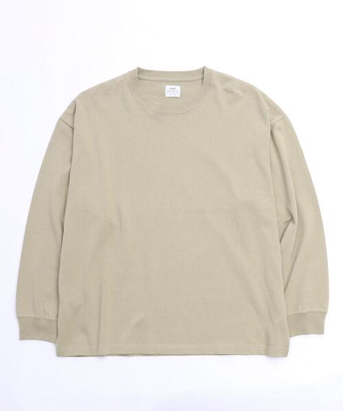 coen（コーエン）の「ヘビー天竺ロングスリーブTシャツ（Tシャツ/カットソー・メンズ・ホワイト/ブラック/オリーブ/マスタード・SMALL/MEDIUM/LARGE/X-LARGE）」の7枚目の写真