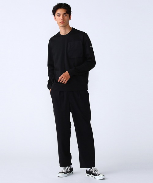 Calvin Klein（カルバン・クライン）の「リサイクルド ミックス メディア スウェット シャツ（スウェット・メンズ・ブラック・L/XL/M/S）」の5枚目の写真