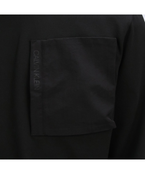 Calvin Klein（カルバン・クライン）の「リサイクルド ミックス メディア スウェット シャツ（スウェット・メンズ・ブラック・L/XL/M/S）」の6枚目の写真
