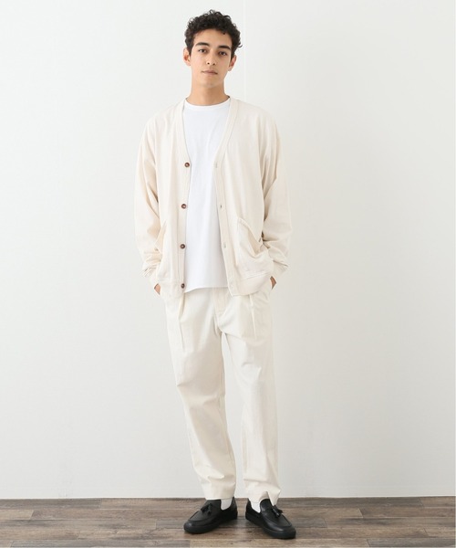 417 EDIFICE（フォーワンセブンエディフィス）の「レイヤードラウンド ロングスリーブ TEE（Tシャツ/カットソー・メンズ・ホワイト/ブラック/ベージュ/サックスブルー・SMALL/MEDIUM/LARGE）」の14枚目の写真