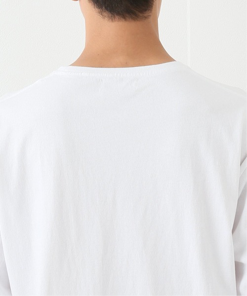 417 EDIFICE（フォーワンセブンエディフィス）の「レイヤードラウンド ロングスリーブ TEE（Tシャツ/カットソー・メンズ・ホワイト/ブラック/ベージュ/サックスブルー・SMALL/MEDIUM/LARGE）」の12枚目の写真