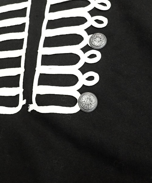 GARA（ガラ）の「GARA:GARA:NAPOLEON HOODIE ナポレオン フーディ（パーカー・メンズ・ブラック/ブラック×ホワイト・XL/L/M）」の8枚目の写真
