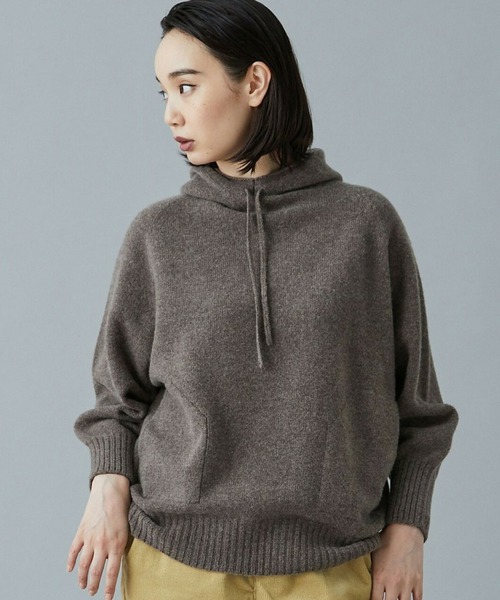 ADIEU TRISTESSE◆ニット・セーター(厚手)/2/ウール/ブルー/b0104akw226 セール】モヘアショートニットプルオーバー（ニット/セーター