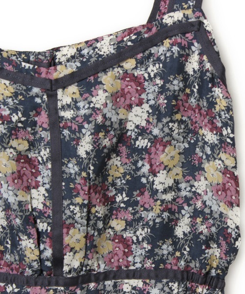 MACPHEE（マカフィー）の「花柄ノースリーブワンピース（ワンピース・レディース・ネイビー・38）」の4枚目の写真