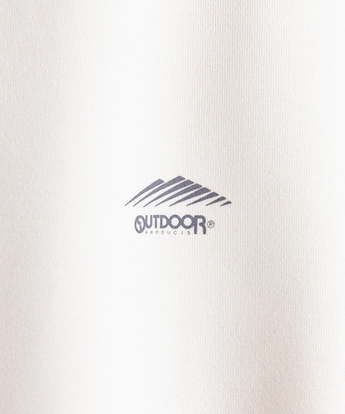 OUTDOOR PRODUCTS APPAREL(アウトドアプロダクツアパレル)の「【OUTDOOR PRODUCTS/アウトドアプロダクツ】防シワ UVカット ポンチ素材使用 CAMPモチーフデザインスウェットトレーナー イージーケア商品(スウェット・メンズ・アイボリー/ベージュ/カーキ/ブラック・LARGE/X-LARGE/MEDIUM)」の12枚目の写真