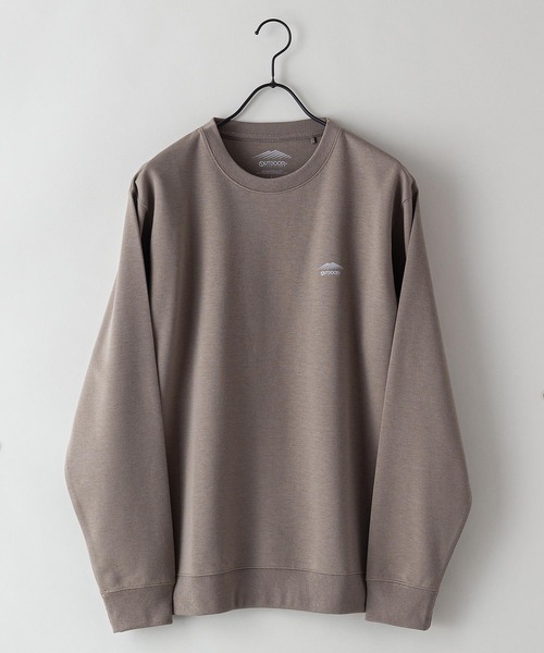 OUTDOOR PRODUCTS APPAREL(アウトドアプロダクツアパレル)の「【OUTDOOR PRODUCTS/アウトドアプロダクツ】防シワ UVカット ポンチ素材使用 CAMPモチーフデザインスウェットトレーナー イージーケア商品(スウェット・メンズ・アイボリー/ベージュ/カーキ/ブラック・LARGE/X-LARGE/MEDIUM)」の9枚目の写真