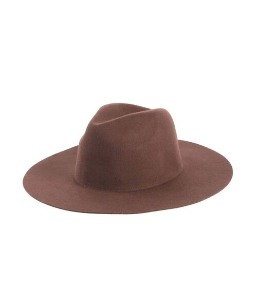 GYDA（ジェイダ）の「フェドラフェルトHAT（ハット・レディース・ベージュ/ブラウン・FREE）」の20枚目の写真